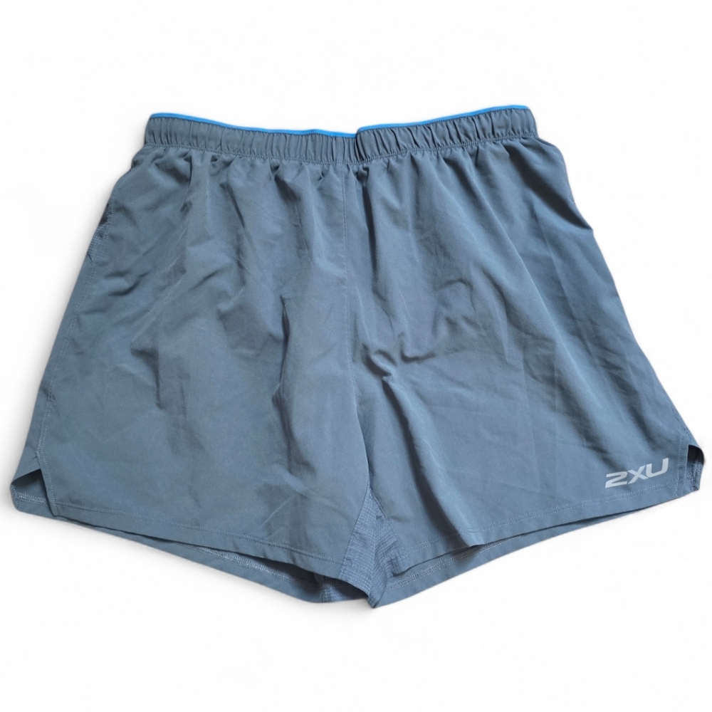 2XU Lined Slate Gray 5"‎ Performance Shorts Sizr XL BS137
